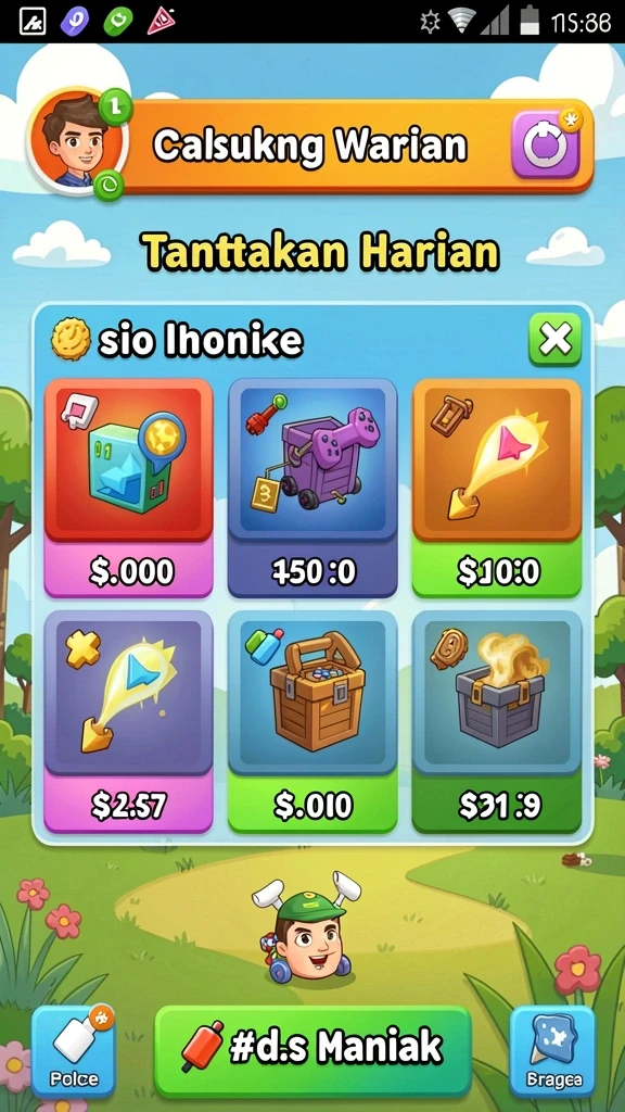 bomtoto - Mode permainan yang beragam dan menarik.