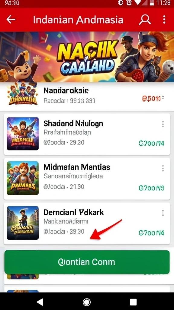cinasipit - Tampilan antarmuka yang menarik dan intuitif.