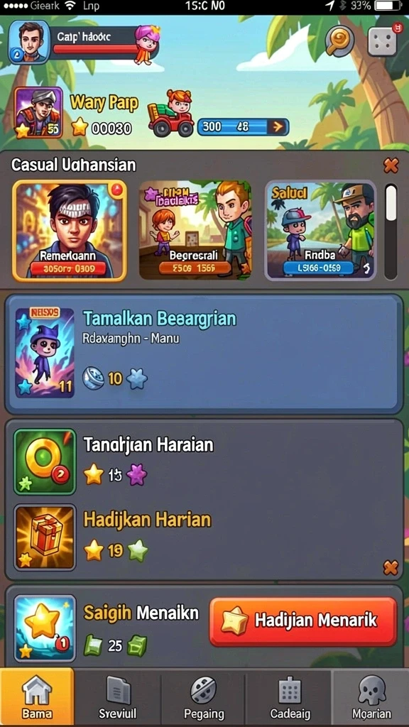 kerangwin - Tampilan antarmuka yang mudah dinavigasi.
